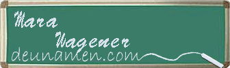 Mara Wagener Visitenkarte
